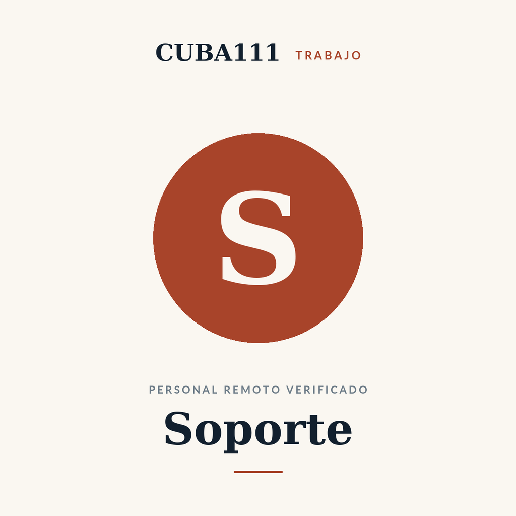 Personal de Soporte