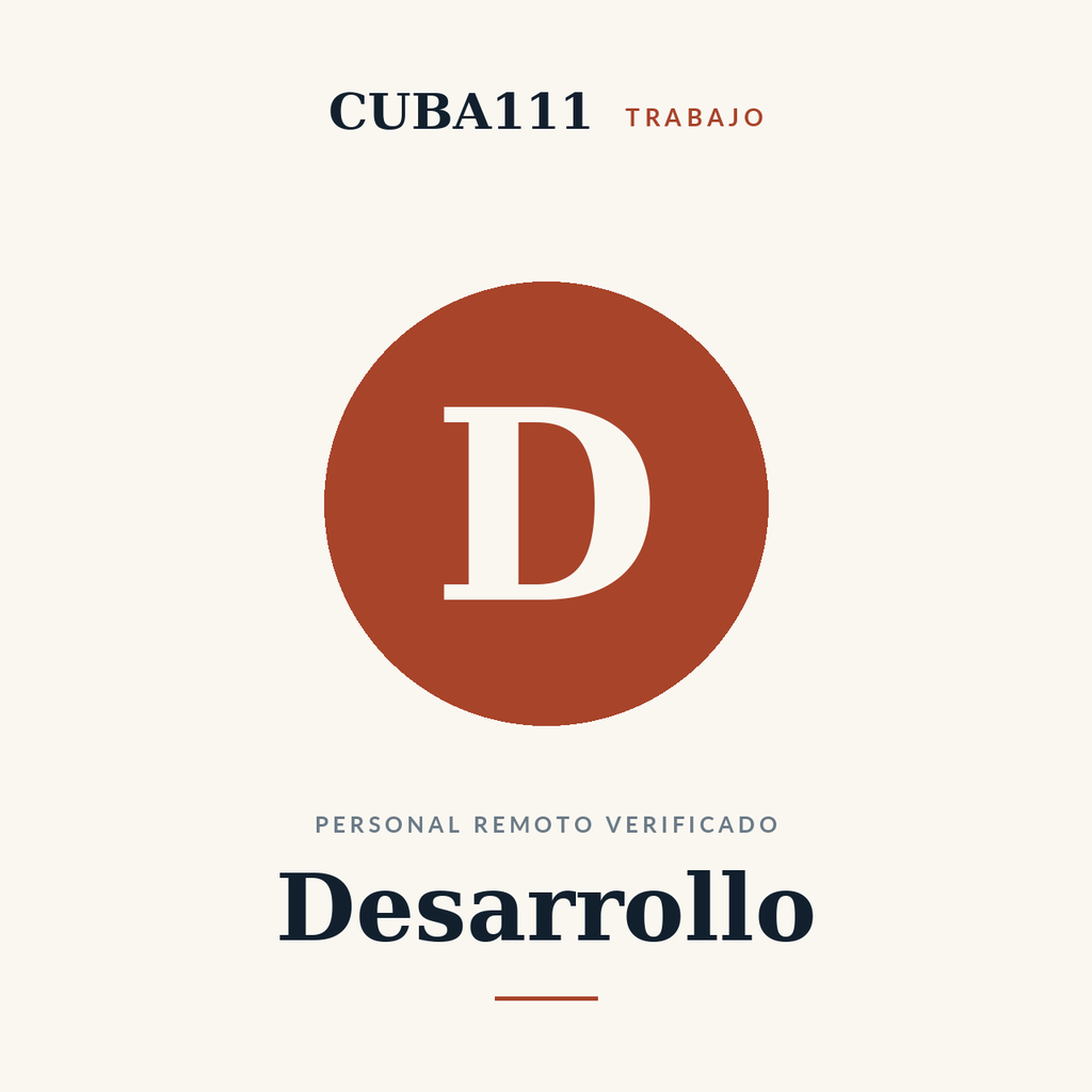 Personal de Desarrollo